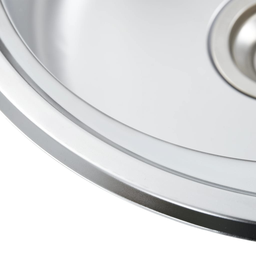 Lavello cucina con valvola e sifone 48 cm inox 02_0002356