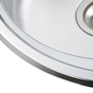 Lavello cucina con valvola e sifone 48 cm inox 02_0002356