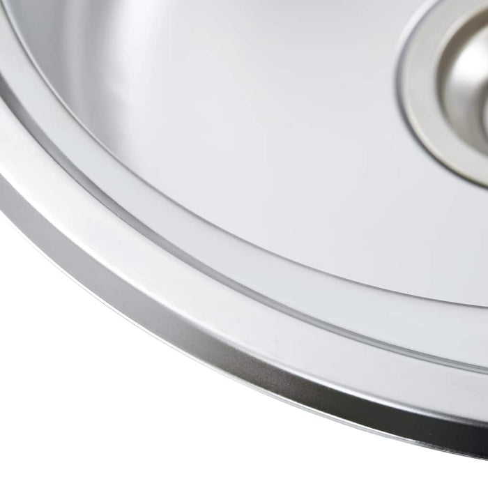 Lavello da Cucina con Filtro e Sifone-Lavandino-Lavabo in Acciaio Inox