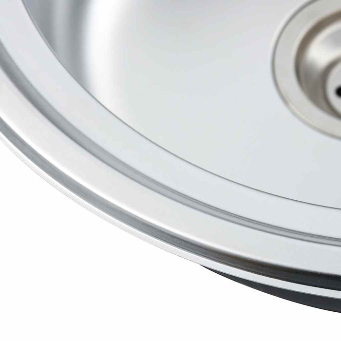 Lavello da Cucina con Filtro e Sifone Ovale in Acciaio Inox cod mxl 49042