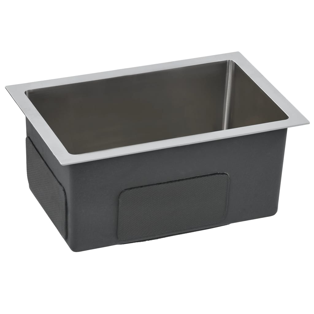 Lavello da cucina fatto a mano con filtro 44 x 29 cm in acciaio inox 02_0002361