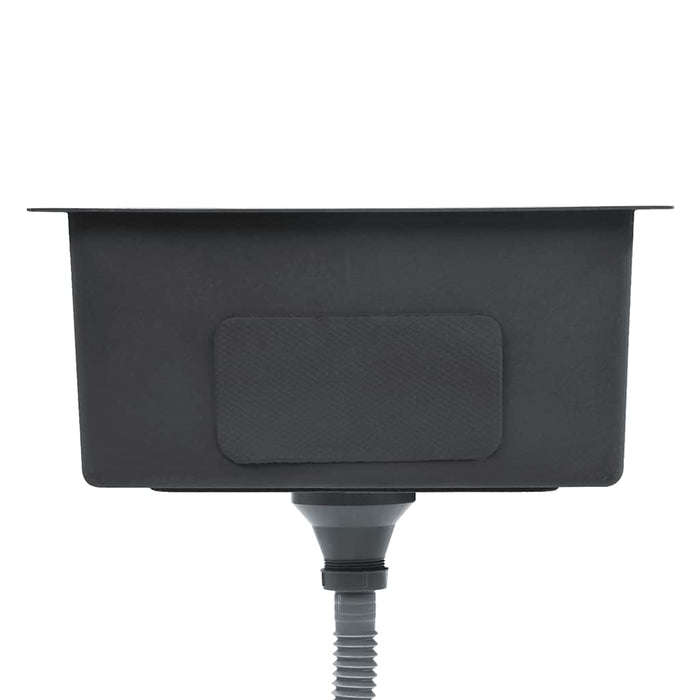 Lavello da Cucina Lavorato a Mano in Acciaio Inox 145077