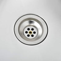 Lavello da Cucina Lavorato a Mano con Filtro in Acciaio Inox cod mxl 52801