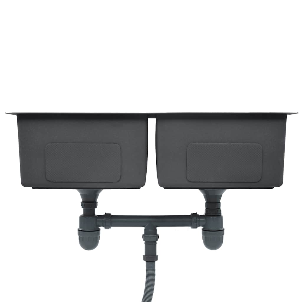 Lavello da Cucina Lavorato a Mano in Acciaio Inox 145079