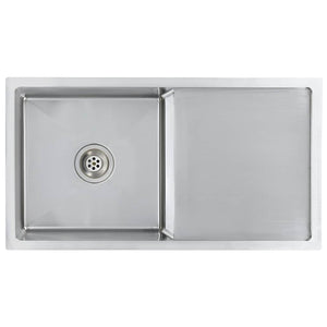 Lavello da Cucina Lavorato a Mano in Acciaio Inox 145080