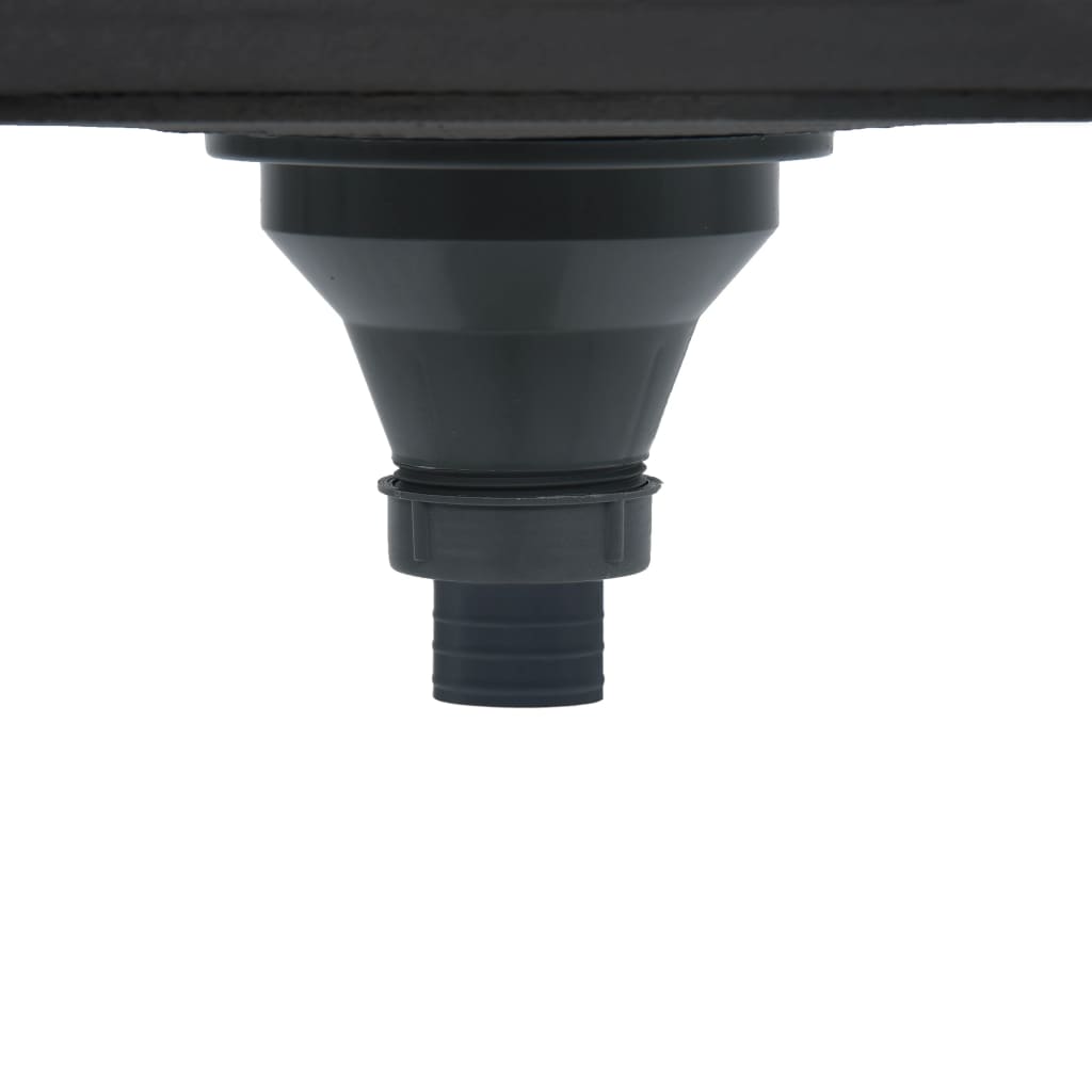 Lavello da cucina fatto a mano con piletta 87 x 44 cm in acciaio inox con finitura spazzolata 02_0004384