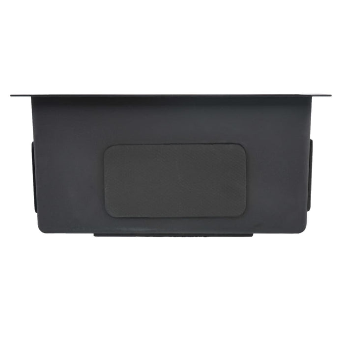 Lavello da cucina fatto a mano con filtro in acciaio inox nero 02_0002367