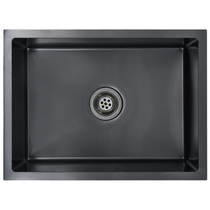 Lavello da cucina fatto a mano con filtro in acciaio inox nero 02_0002369