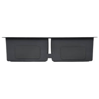 Lavello da cucina fatto a mano con filtro 76 x 44 cm acciaio inox nero 02_0002370