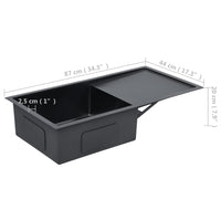 Lavello da cucina fatto a mano con filtro in acciaio inox nero 02_0002371