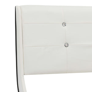 Giroletto senza Materasso Bianco in Similpelle 160x200 cm 280315