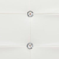 Giroletto senza Materasso Bianco in Similpelle 160x200 cm 280315