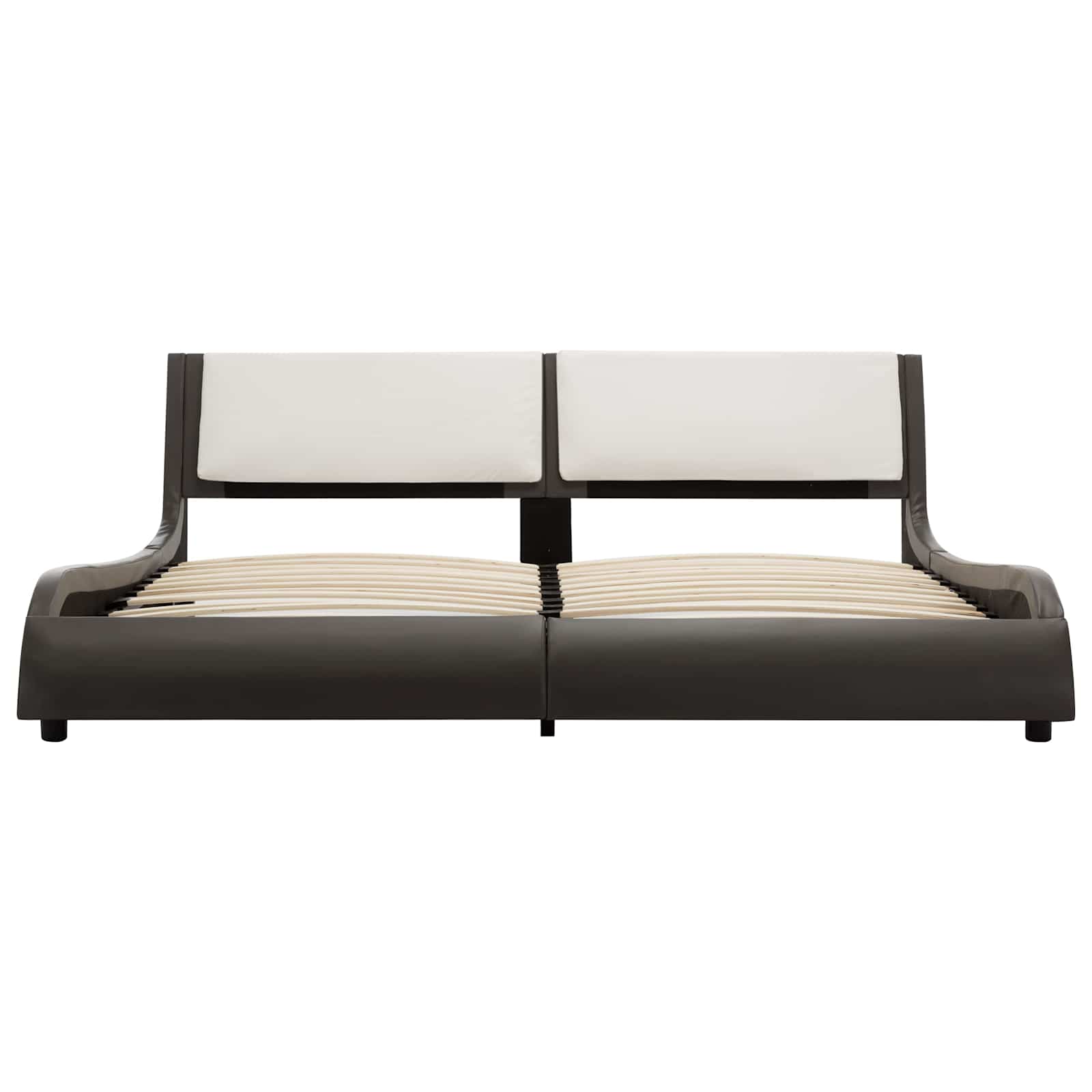 Struttura del letto Grigio e bianco 160 x 200 cm 280350