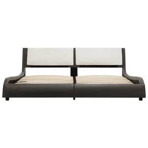 Struttura del letto Grigio e bianco 160 x 200 cm 280350