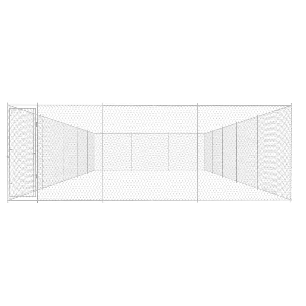 Canile da Esterno in Acciaio Zincato 950x570x185 cm