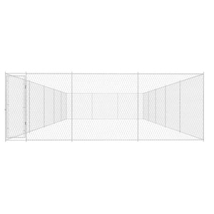 Canile da Esterno in Acciaio Zincato 950x570x185 cm