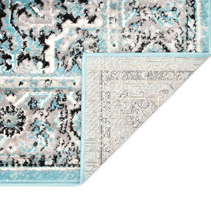 Tappeto Blu Chiaro 80 x 150 cm Polietilene 134103