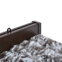 Zanzariera Marrone e Beige 56x185 cm Ciniglia 284276