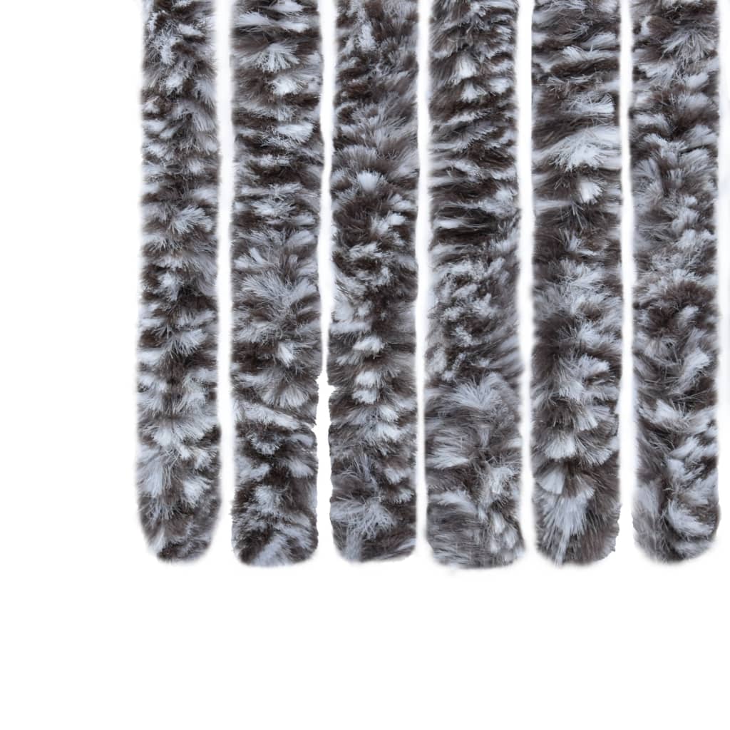 Zanzariera Marrone e Beige 56x185 cm Ciniglia 284276