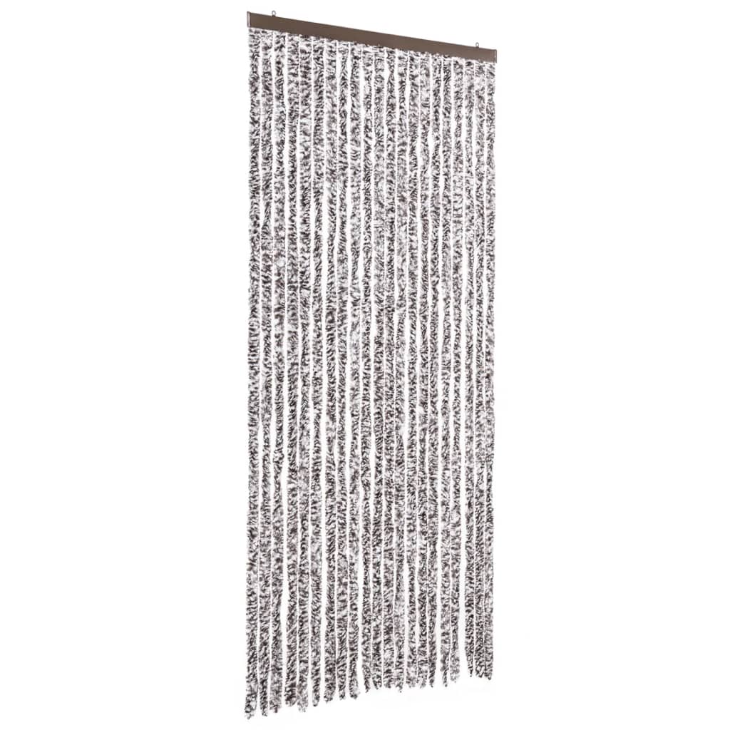 Zanzariera Marrone e Beige 90x220 cm Ciniglia cod mxl 76423