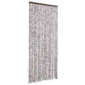 Zanzariera Marrone e Beige 90x220 cm Ciniglia cod mxl 76423