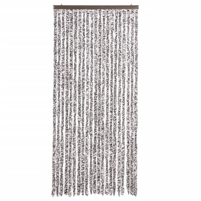 Zanzariera Marrone e Beige 90x220 cm Ciniglia 284277