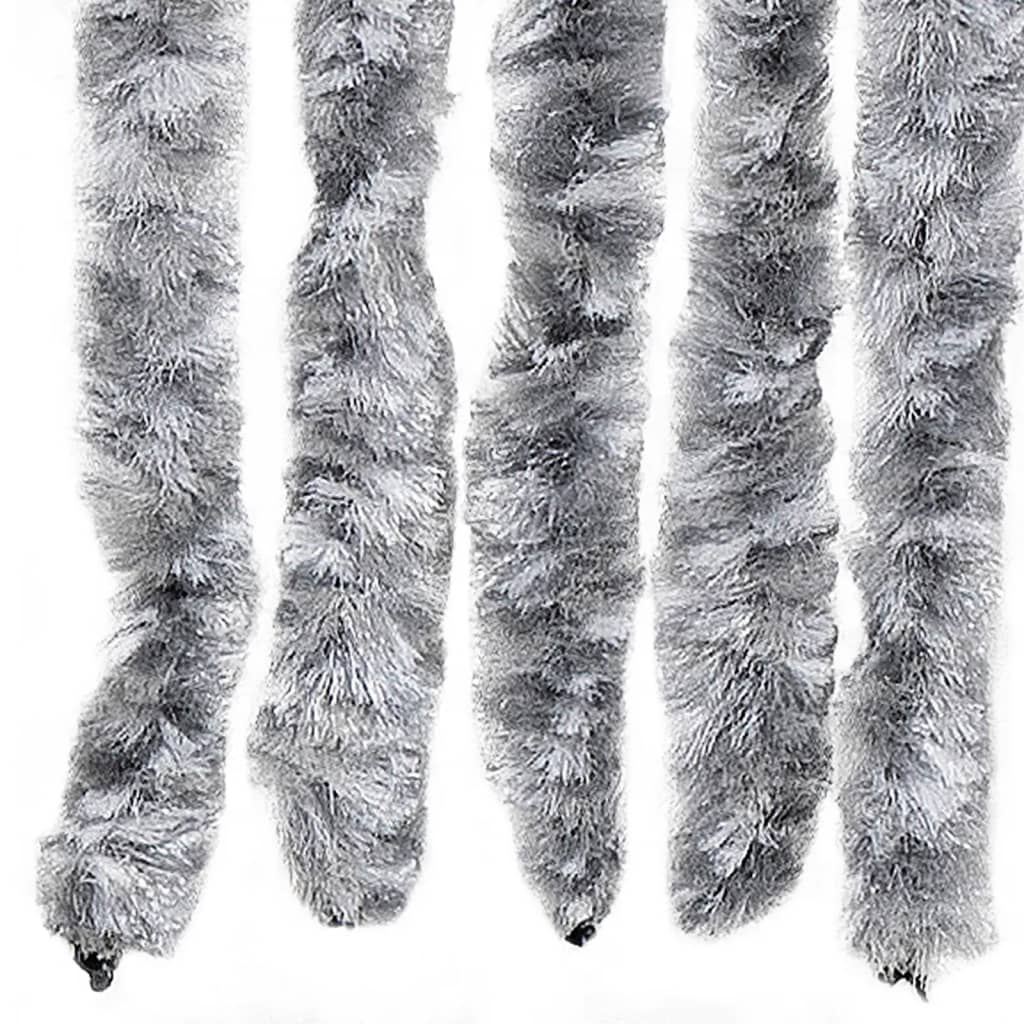 Zanzariera Bianca e Grigia 56x185 cm Ciniglia 284279