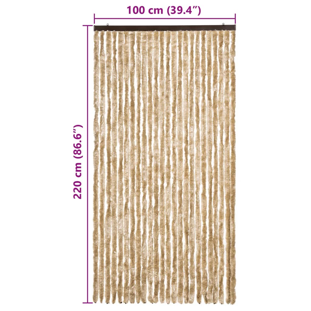 Zanzariera Beige 100x220 cm Ciniglia 284284