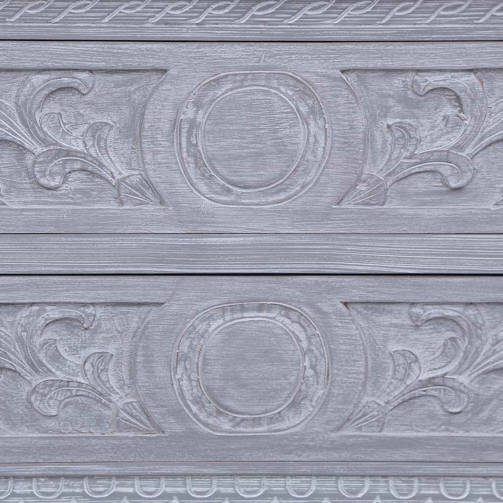 Credenza con 2 Cassetti 90x30x60 cm in Legno Massello di Mogano 283851