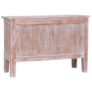 Credenza con 2 Cassetti 90x30x60 cm in Legno Massello di Mogano 283852