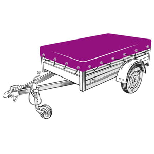 Rete per Rimorchi in HDPE 2x3,5 m Nera 144992