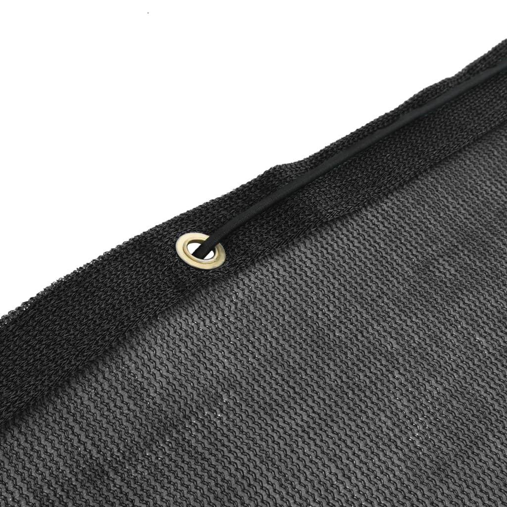 Copertura protettiva per fissaggio rete rimorchio portapacchi HDPE 2,5 x 4 m nero 02_0042246