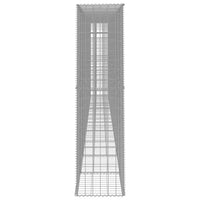 Gabbione con Copertura in Acciaio Zincato 600x50x200 cm 145089