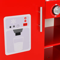 Cucina Giocattolo per Bambini in MDF 84x31x89 cm Rossa 80253