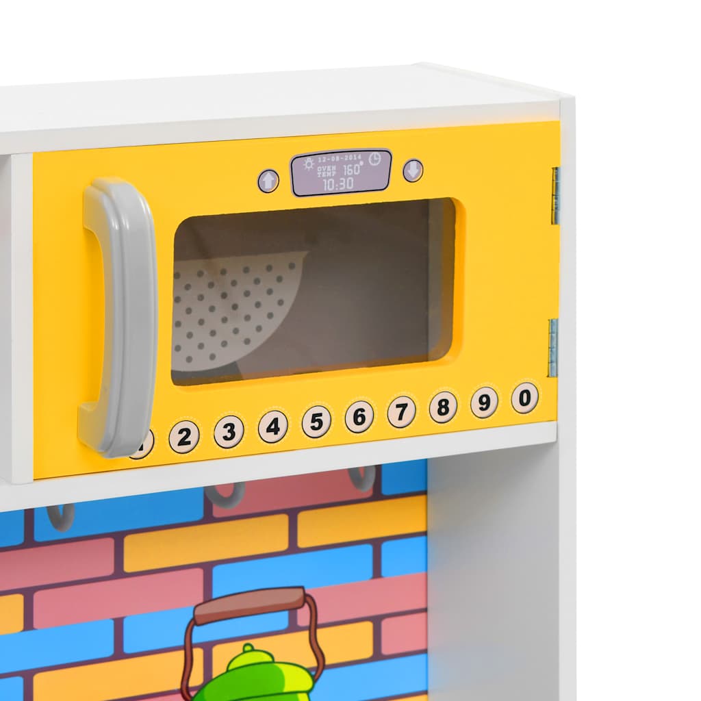 Cucina Giocattolo per Bambini in MDF 80x30x85 cm Multicolore 80255