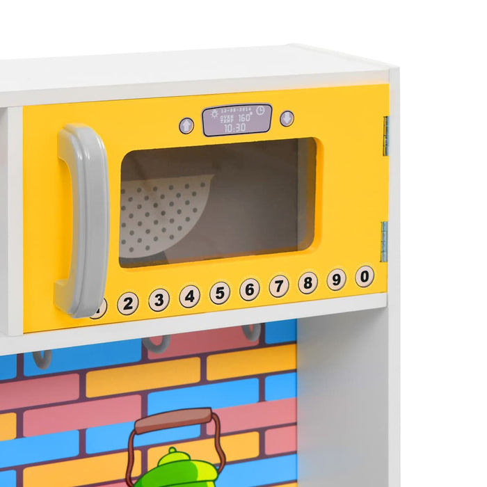 Cucina Giocattolo per Bambini in MDF-Giocattoli per bambini 80x30x85 cm Multicolore