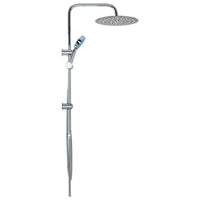 Set per Doccia a Doppio Soffione con Doccetta Acciaio Inox 145056