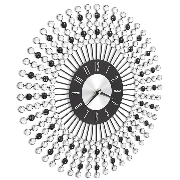 Orologio da Parete in Metallo 43 cm Nero 283859