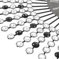 Orologio da Parete in Metallo 43 cm Nero 283859