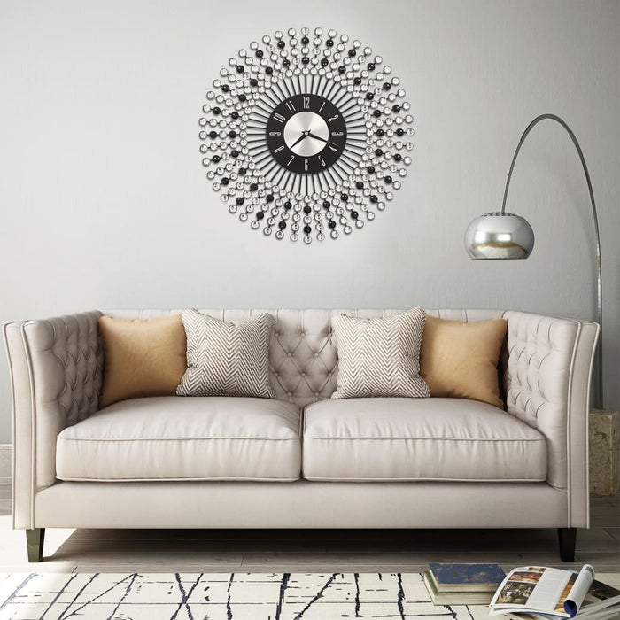 Orologio da Parete in Metallo 43 cm Nero cod mxl 62929