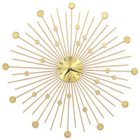 Orologio da Parete in Metallo 70 cm Dorato