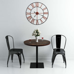 Orologio da Parete in Metallo 58 cm Rosso cod mxl 20396