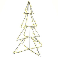 Albero di Natale a Cono-Luci decorative natalizie 240 LED per Interni Esterni 115x150 cm