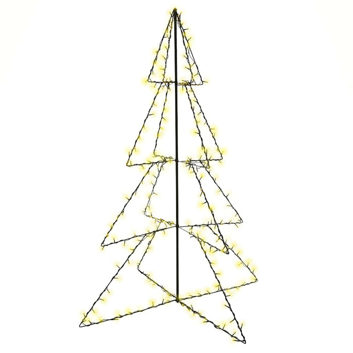 Albero di Natale a Cono 240 LED per Interni Esterni 115x150 cm