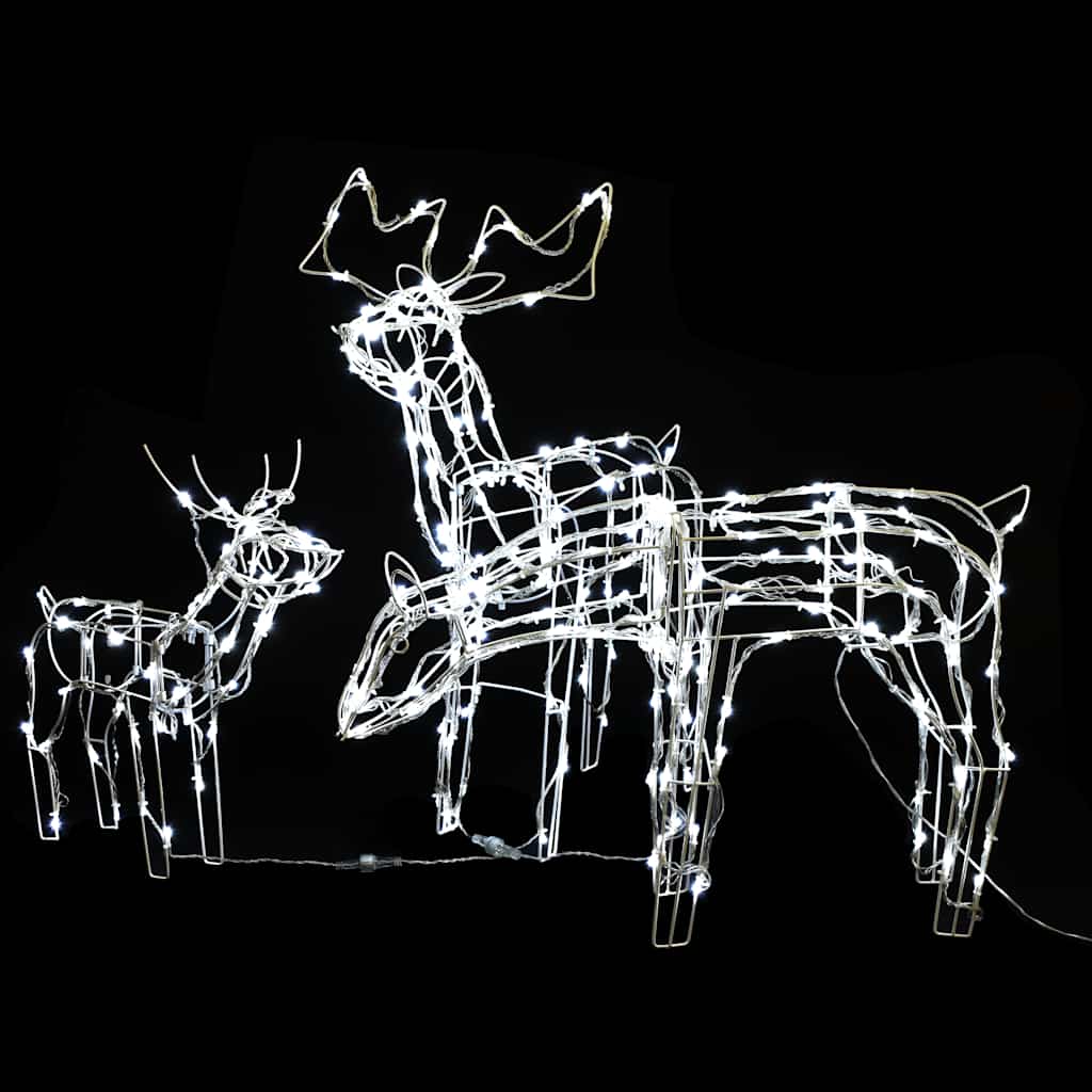 Decorazioni di Natale a Forma di Renne 3 pz 229 LED cod mxl 37089