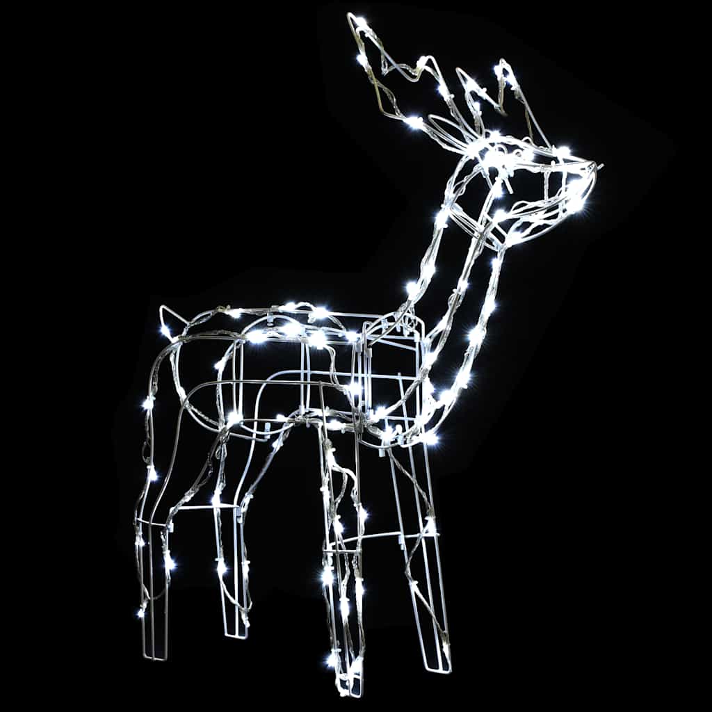 Decorazioni di Natale a Forma di Renne 3 pz 229 LED cod mxl 37089