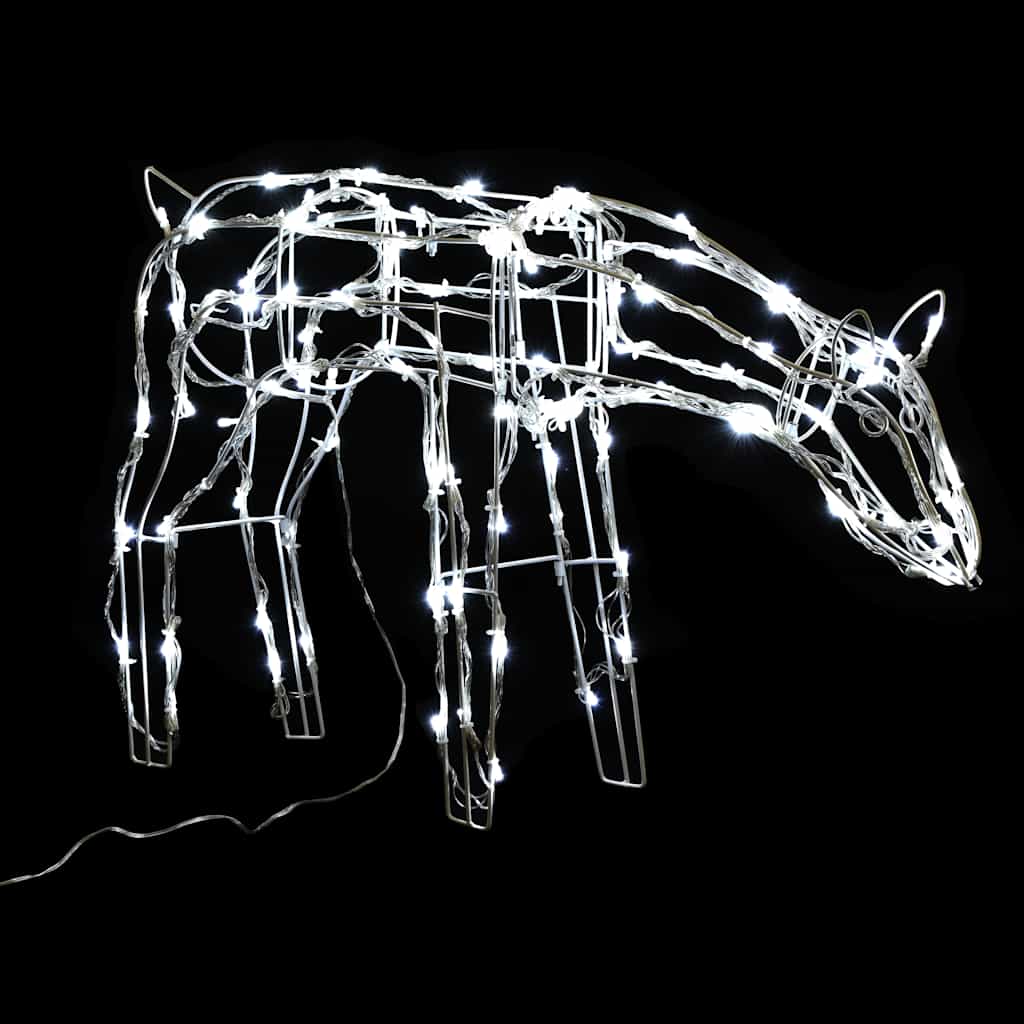 Decorazioni di Natale a Forma di Renne 3 pz 229 LED cod mxl 37089