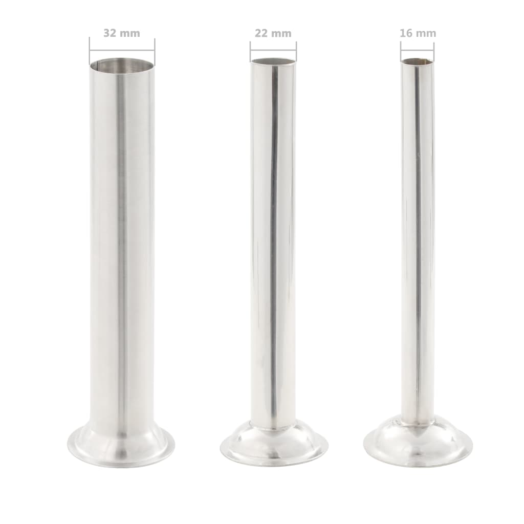 Insaccatrice Manuale Argento 3 L in Acciaio Inossidabile 50961