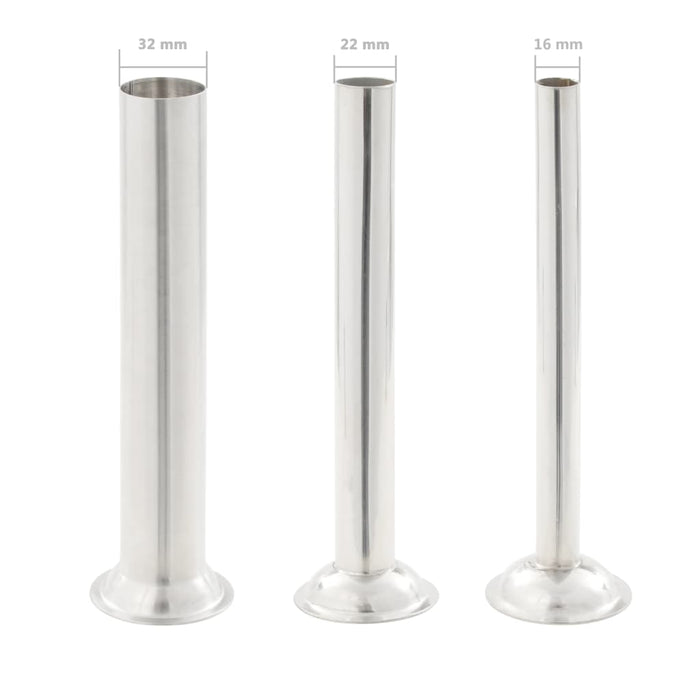 Insaccatrice Manuale Argento 7 L in Acciaio Inossidabile 50963