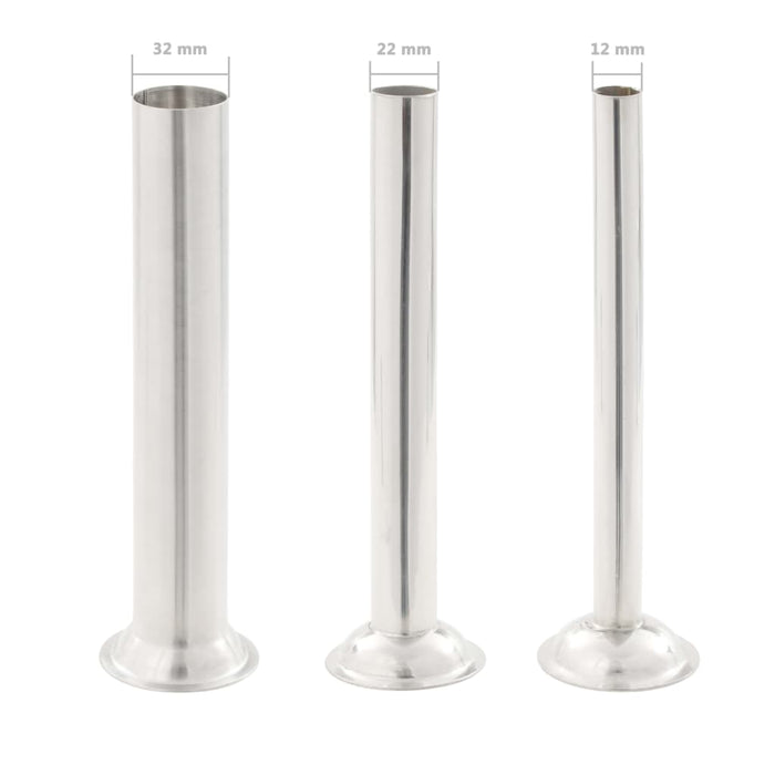 Insaccatrice Manuale Argento 10 L in Acciaio Inossidabile cod mxl 65481